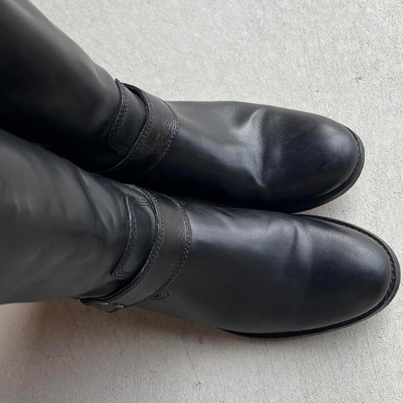 SOLD Frye 'Melissa' harness black leather riding boots 🐎 - Picture 6 of 8